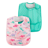 Kit 2 Babadores Menina Carter's 16771410