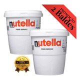 Kit 2 Balde De Creme De Avelã Nutella - 3kg Cada