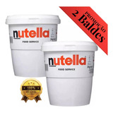Kit 2 Balde De Creme De Avelã Nutella - 3kg Cada