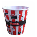 Kit 2 Balde Recipiente Grande Para Pipoca Pote Popcorn