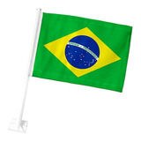 Kit 2 Bandeiras Brasil Bandeirinha Vidro