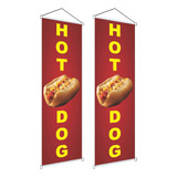 Kit 2 Banner Hot Dog Cachorro