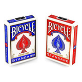 Kit 2 Baralhos Bicycle Standard Azul E Vermelho Cartas Poker