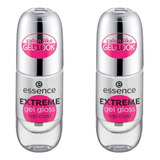 Kit 2 Base Extra Brilho Extreme Gel Gloss Top Coat Essence
