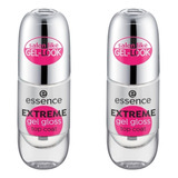 Kit 2 Base Extra Brilho Extreme Gel Gloss Top Coat Essence