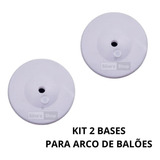 Kit 2 Bases Ocas Suporte Arco Coluna Tela De Balões Bexigas