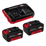 Kit 2 Bat 4ah Carregador Twincharger Duplo 2x Bivolt Einhell