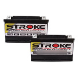 Kit 2 Bateria Estacionária 80ah Energia Solar Nobreak Alarme