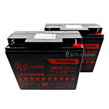 Kit 2 Bateria Selada 12v 18ah