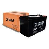 Kit 2 Baterias Csp Alarme Nobreak Cerca Eletrica 12v 7,2ah