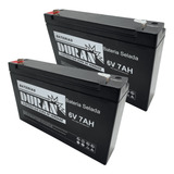 Kit 2 Baterias Selada 6v 7a Para Minicooper Djw6-7 (6v7.2ah)