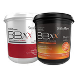 Kit 2 Bbxx Beauty Balm Black Therapy + Red Hair Natumaxx 1kg