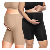 Kit 2 Bermuda Calcinha Boxer Short Gestante Grávida