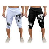 Kit 2 Bermudas De Moletom Jogger