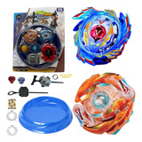 Kit 2 Beyblade Metal + Lançador + Arena Promoção Td