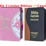 Kit 2 Bíblias Sagrada Edição Luxo