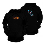 Kit 2 Blusas De Frio Casaco De Moletom Com Capuz E Bolso