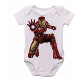 Kit 2 Body Homem Ferro Iron Man Marvel Vingadores Avenge
