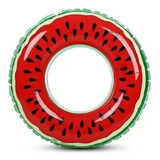 Kit 2 Boia Inflável Redonda Melancia De Cintura 70cm Piscina