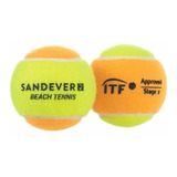 Kit 2 Bolas De Beach Tennis Btb 900 Roxo Laranja Promoção