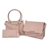 Kit 2 Bolsa Feminina + 1 Carteira Kit 3 Peças Mega Promoção