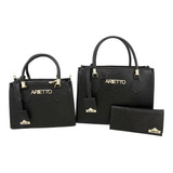 Kit 2 Bolsas Feminina + 1 Carteira Feminina Mega Promoção 
