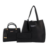 Kit 2 Bolsas Femininas Preto Com