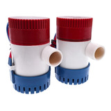 Kit 2 Bomba De Porão Elétrica Lancha 12v 24v 750ghp 1100gph