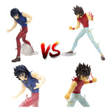 Kit 2 Boneco Ikki Vs Seiya Cavaleiros Do Zodíaco - Bandai