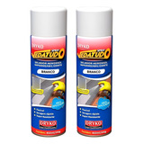Kit 2 Borracha Líquida Spray Impermeabilizante Branco 400ml