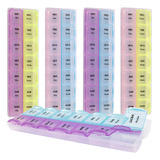 Kit 2 Box Separador De Medicamentos Comprimidos Remedios
