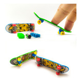 Kit 2 Brinquedo Skate De Dedo