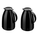 Kit 2 Bules - Bule Térmico Invicta Viena 1 Litro Com Gatilho