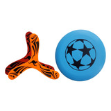Kit 2 Bumerangues + Frisbee Esportes