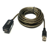 Kit 2 Cabo Extensor Usb 2.0 Ativo 5m Metros Nfe Atacado