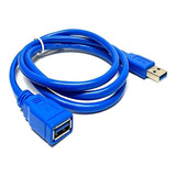 Kit 2 Cabo Extensor Usb 3.0 Machoxfemea 1 Metro Blindado Nfe