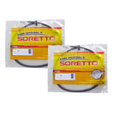 Kit 2 Cabo Soretto Virago Xv 250 S Acelerador 1+2
