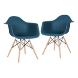 Kit 2 Cadeiras Charles Eames Eiffel