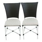 Kit 2 Cadeiras Cromada Sala De Jantar Moderna Luxo Casa Top