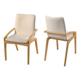 Kit 2 Cadeiras Para Mesa De Jantar Gaya Design Futurista