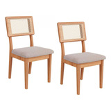 Kit 2 Cadeiras Para Sala De