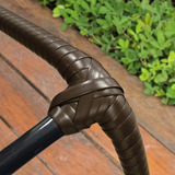 Kit 2 Cadeiras Reclináveis Catar Jardim piscina varanda Cor Marrom