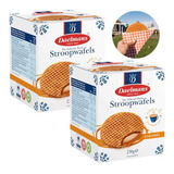 Kit 2 Caixa Biscoito Holândes Daelmans Stroopwafels Wafers