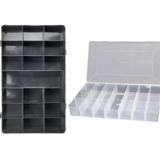 Kit 2 Caixa Estojo Maleta Plastico Organizadora Multiuso 