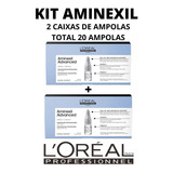Kit 2 Caixas Ampolas Loreal Aminexil