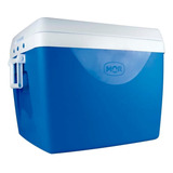 Kit 2 Caixas Térmicas Azul 75lts Cooler Grande C/ Alça Praia