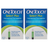 Kit 2 Caixas Tiras Onetouch Select Plus Com 50 Unidades