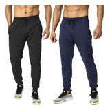 Kit 2 Calça Esportiva Slim Fit Masculina Treino Academia