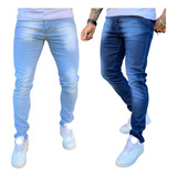 Kit 2 Calça Jeans Skinny Justa
