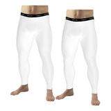 Kit 2 Calça Leg Masculina Térmica Compressão Legging Fitness